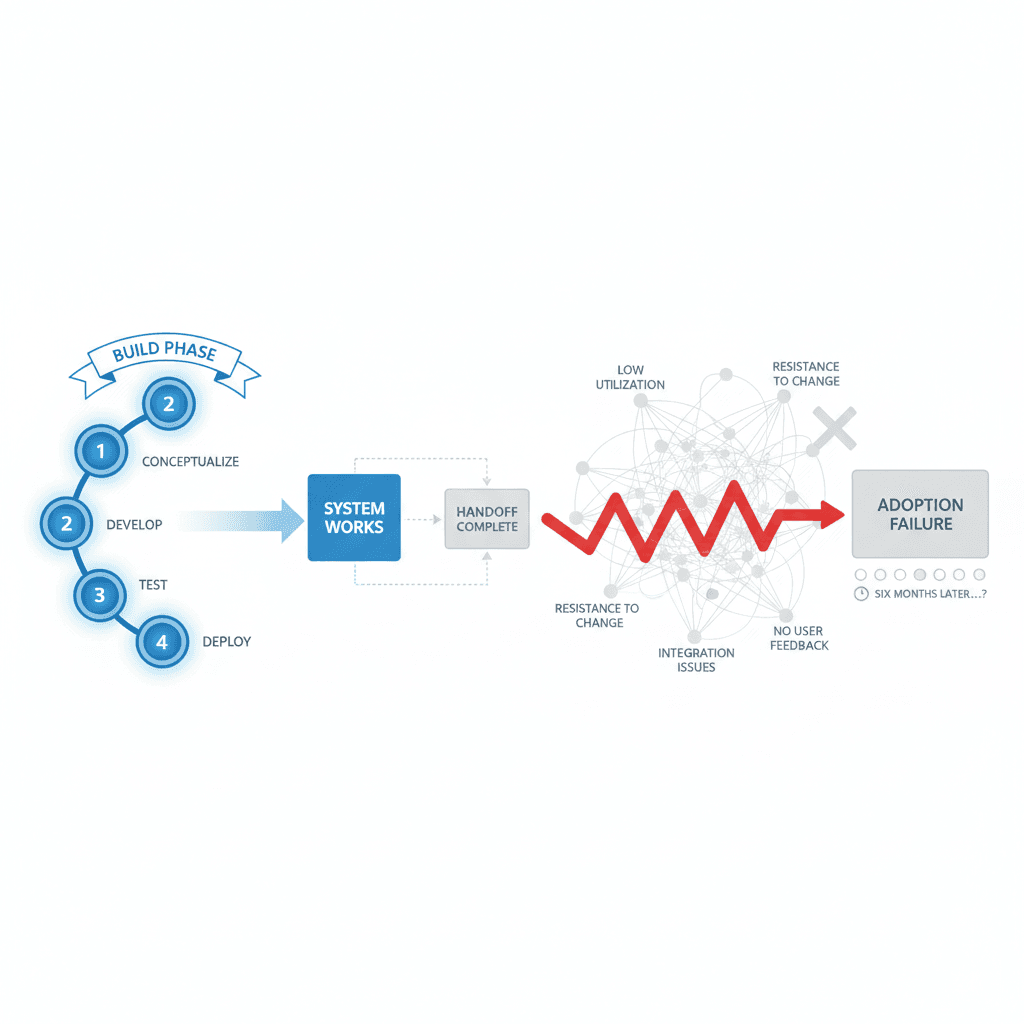 Why Most AI Projects Succeed at Build and Fail at Adoption